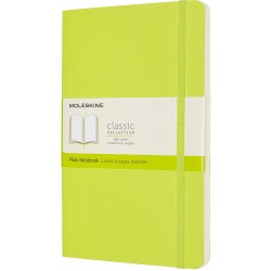 Записник Moleskine Classic середній / Нелінований Лимонний Зелений М'який