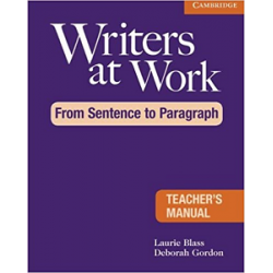 Writers at Work: From Sentence to Paragraph TB