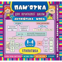 Пам'ятка для початкової школи. Англійська мова. Граматика. 1-4 класи