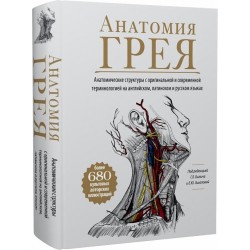 Анатомия Грея: анатомические структуры с оригинальной и современной терминологией на английском, лат