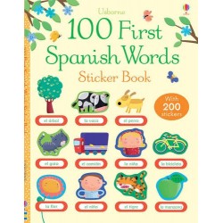 100 First Spanish Words Sticker Book