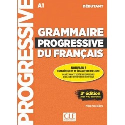 Grammaire Progressive du Francais 3e Edition Debutant Livre + CD + Livre-web 100% interactif