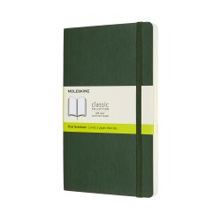 Записник Moleskine Classic середній / Нелінований Миртовий Зелений М’який