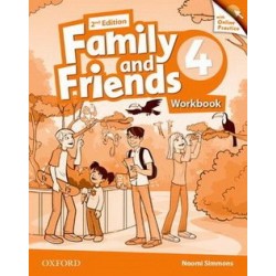 Family and Friends 2nd Edition 4 Workbook with Online Practice