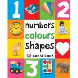 Numbers, Colours, Shapes Board book