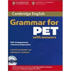 Cambridge Grammar for PET Book with answers and Audio CD 