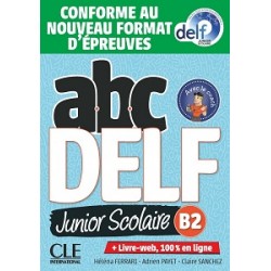 ABC DELF Junior scolaire 2021 édition B2 Livre + DVD + Livre-web 