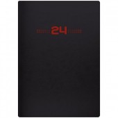 Щоденник 2024 Стандарт Flex Neo чорн. з червон.