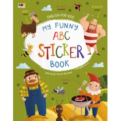 English for kids: My Funny ABC Sticker Book (у)