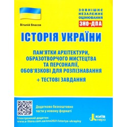 ЗНО 2021: Історія України. Пам`ятки архітектури та образотворчого мистецтва та ПЕРСОНАЛІЇ+ТЕ