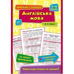 Довідник у таблицях. Англійська мова. 1–4 класи