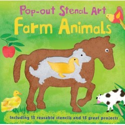 Pop-Out Stencil Art: Farm Animals