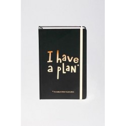 Блокнот A5 "I HAVE A PLAN black planner"