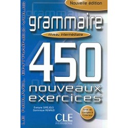 450 nouveaux exerc Grammaire Interm Livre + corriges