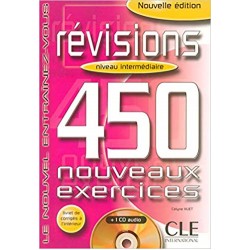 450 nouveaux exerc Revisions Interm Livre + corriges + CD audio