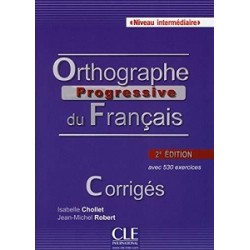 Orthographe Progr du Franc 2e Edition Interm Corriges