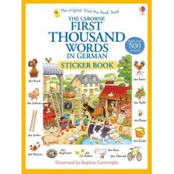 First 1000 Words in German. Sticker Book 