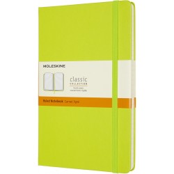 Записник Moleskine Classic середній / Лінійка Лимонний Зелений