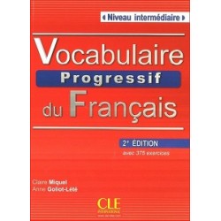 Vocabulaire Progr du Franc 2e Edition Interm Livre + CD audio 