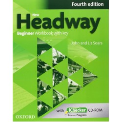 New Headway 4ed. Beginner WB with key & iChecker CD-ROM Pack