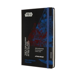 Записник Moleskine Star Wars середній / Лінійка Falcon