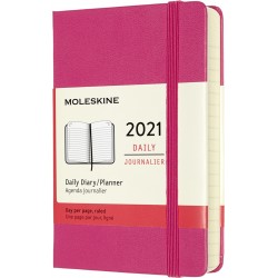 Щоденник Moleskine 2021 кишеньковий / Рожевий