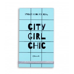 Книга с наклейками Sticker Book for Real City Girl Chic (33 листа)