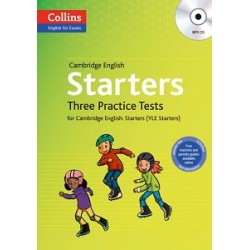 Three Practice Tests for Cambridge English with Mp3 CD: Starters 