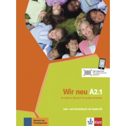 WIR neu A2.1 Lehr- und Arbeitsbuch mit Audio