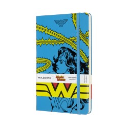 Записник Moleskine Wonder Woman середній / Лінійка Блакитний