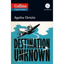 Agatha Christie's  Destination Unknown (B2) book with Audio CD