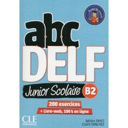 ABC DELF Junior scolaire 2ème édition B2 Livre + DVD + Livre-web