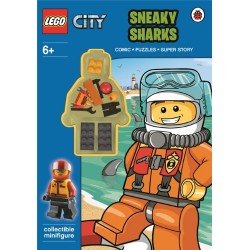 Lego City: Sneaky Sharks Activity Book with Minifigure