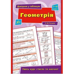 Довідник у таблицях. Геометрія. 7–11 класи