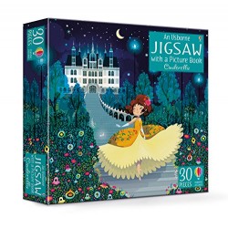 An Usborne Jigsaw with a Picture Book Cinderella