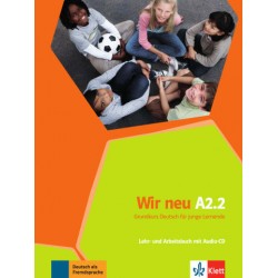 WIR neu A2.2 Lehr- und Arbeitsbuch mit Audio