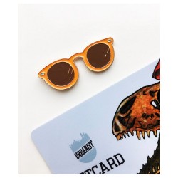 Металлический пин Glasses