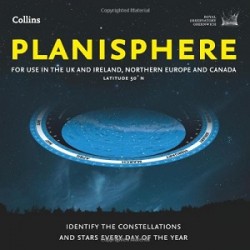 Planisphere: Latitude 50 N