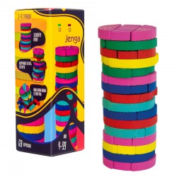 Настільна гра 30816 (укр) "Colors Jenga", в кор-ці 19-6,7-6,7 см