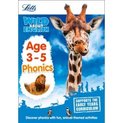 Letts Wild About English: Phonics Age 3-5