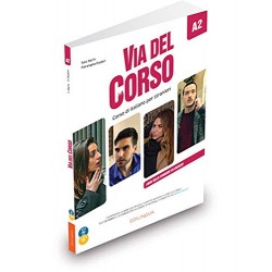 Via Del Corso A2 Libro dello studente ed esercizi CD audio (2) + DVD 