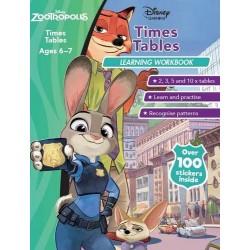 Disney Learning: Zootropolis.Times Tables. Ages 6-7