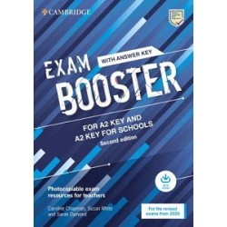 Exam Booster for A2 Key and A2 Key for Schools w/Answer Key with Audio for the Revised 2020 Exams