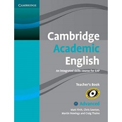 Cambridge Academic English C1 Advanced Teacher's Book