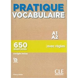 Pratique Vocabulaire A1/A2 Livre + corriges
