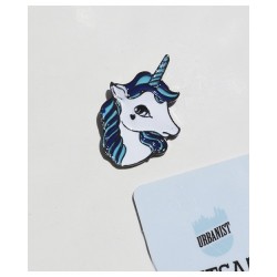 Металлический пин Unicorn Blue