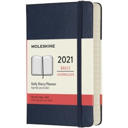 Щоденник Moleskine 2021 кишеньковий / Сапфір