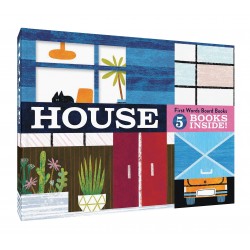 House: First Words Board Books. 5 Books Inside!