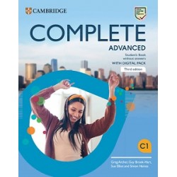 Complete Advanced Third edition Student's Book without Answers with Digital Pack