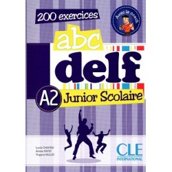 ABC DELF Junior scolaire A2  Livre + DVD-ROM + corriges et transcriptions